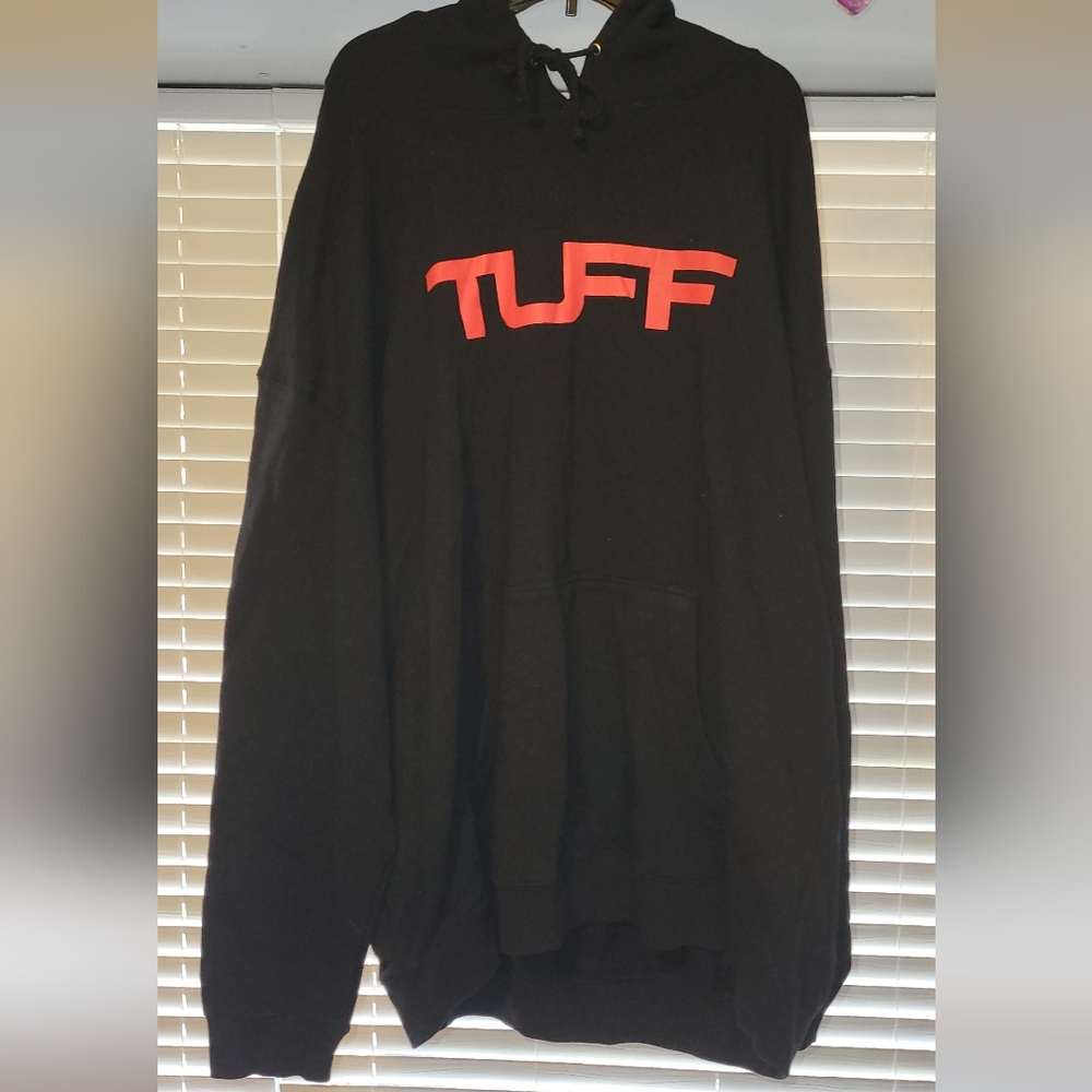 TUFF Villan Apocalyptic Hooded SweatshirtBlack Red 5xl Mens